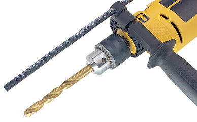 Modern, new, powerful, professional hammer drill