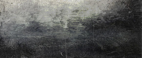 Grey background texture in old vintage paper design with black border, old antique metal background illustration in earthy coffee color