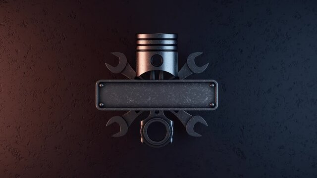 Intro for car channel. Burning pieces.