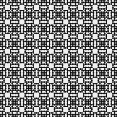 Fototapeta premium Abstract Cross Pattern Dots Logo generative computational art illustration