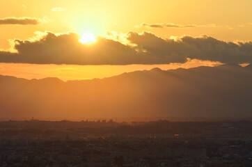 東京の夕焼け