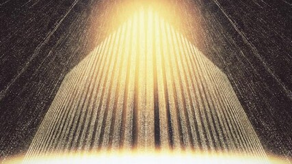 Gold Particles Background Loop 4K