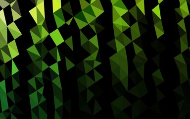 Obraz premium Light Green vector low poly layout.