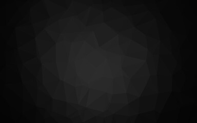 Fototapeta premium Dark Silver, Gray vector triangle mosaic template.