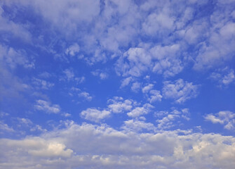 blue sky with clouds