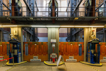 Hamburg, Deutschland, Alter Elbtunnel, Aufzug 