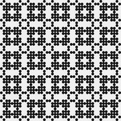 Abstract Cross Pattern Dots Logo generative computational art illustration