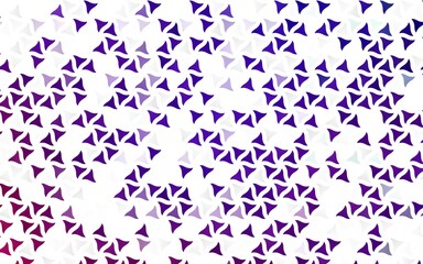 Light Purple vector seamless cover in polygonal style.