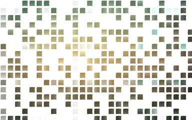 Light Green, Yellow vector template with crystals, rectangles.