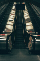 escalator in the airport