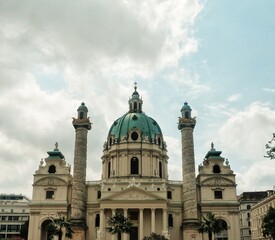 Fototapeta na wymiar Church Cathedral in Vienna, Austria