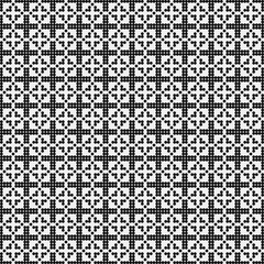 Abstract Cross Pattern Dots Logo generative computational art illustration