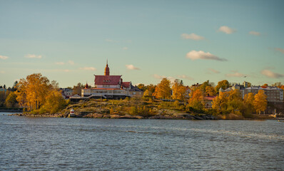 Obraz premium House on island in Baltic sea