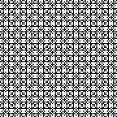 Fototapeta premium Abstract Cross Pattern Dots Logo generative computational art illustration