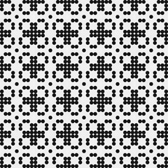 Abstract Cross Pattern Dots Logo generative computational art illustration
