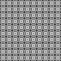 Fototapeta premium Abstract Cross Pattern Dots Logo generative computational art illustration