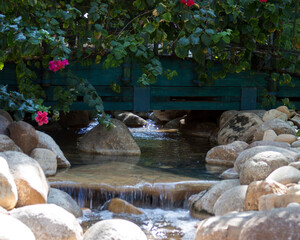 waterfall in the park