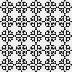 Abstract Cross Pattern Dots Logo generative computational art illustration