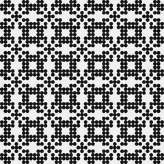 Abstract Cross Pattern Dots Logo generative computational art illustration