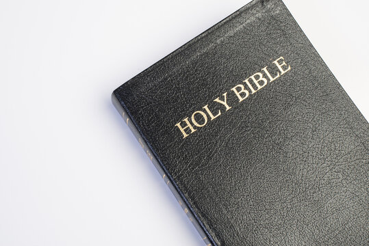 holy bible on white background