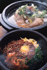 石焼きビビンバとサムゲタン