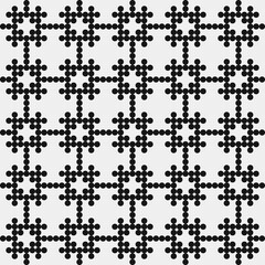 Abstract Cross Pattern Dots Logo generative computational art illustration
