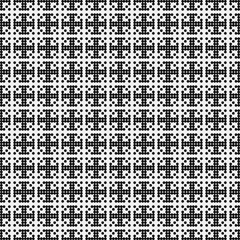Fototapeta premium Abstract Cross Pattern Dots Logo generative computational art illustration