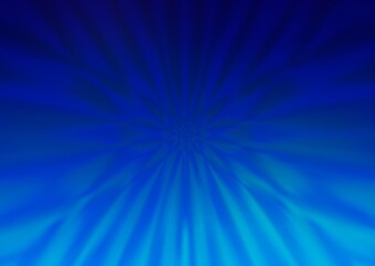 Light BLUE vector blurred bright pattern.