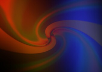 Fototapeta premium Dark Blue, Red vector bokeh pattern.