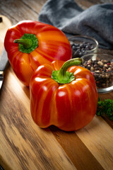 Sweet red pepper paprika.