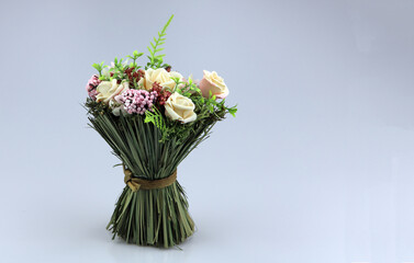 Bouquet of artificial flowers