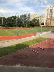 Fototapeta premium basketball court in the park