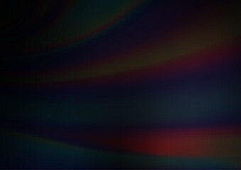 Dark Black vector abstract blurred background.