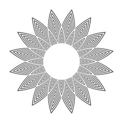 Abstract decorative geometric circle pattern.