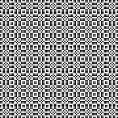 Fototapeta premium Abstract Cross Pattern Dots Logo generative computational art illustration
