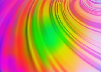 Obraz premium Light Multicolor, Rainbow vector blurred and colored background.