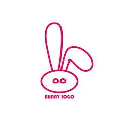 bunny logo modern concept logo design