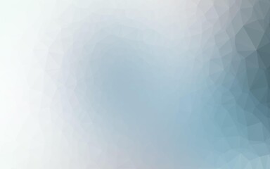 Light BLUE vector abstract mosaic backdrop.