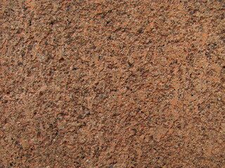 Texture of red brick close up