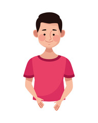 young man avatar character icon