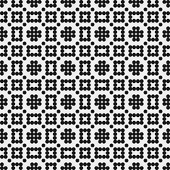 Fototapeta premium Abstract Cross Pattern Dots Logo generative computational art illustration