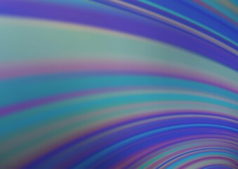 Fototapeta premium Light BLUE vector blurred shine abstract template.