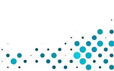 Light BLUE vector template with circles.