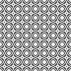 Abstract Cross Pattern Dots Logo generative computational art illustration