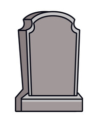 cemetery tomb halloween isolated icon