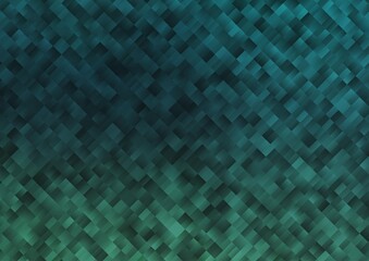Dark Blue, Green vector cover in polygonal style.