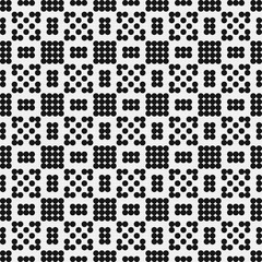 Fototapeta premium Abstract Cross Pattern Dots Logo generative computational art illustration