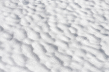 white snow background