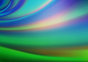 Light Blue, Green vector abstract bokeh pattern.