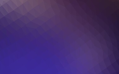Dark Purple vector polygonal pattern.